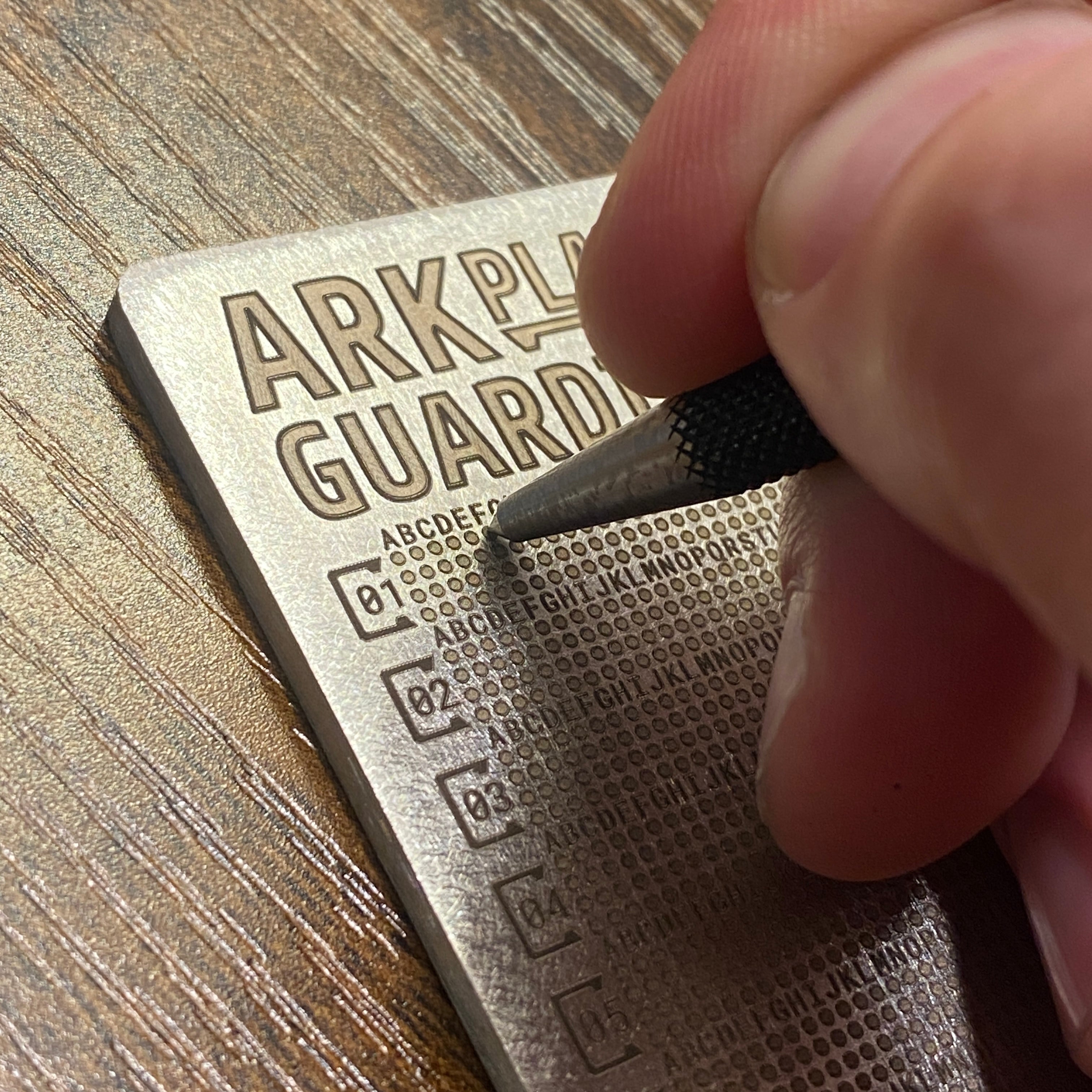 ARK Plate GUARDIAN | Asset Recovery Key Plate